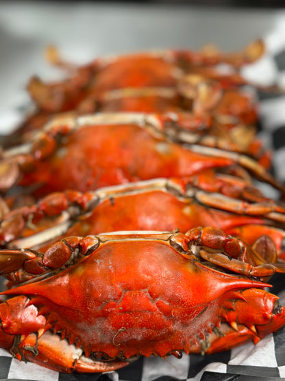 Half Dozen Steamed Crabs